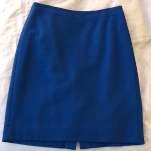 J. crew factory “the pencil skirt” in cobalt blue. Size 6